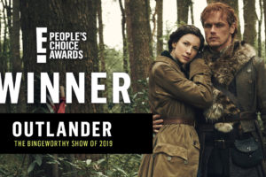Outlander Wins--Bingeworthy Show--Sam Heughan--Caitriona Balfe